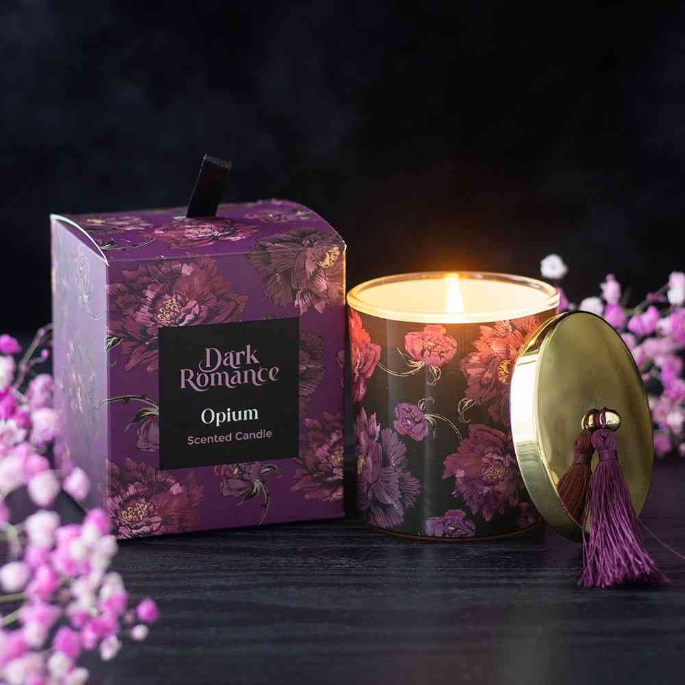 Something Different - Dark Romance Opium Geurkaars - Zwart